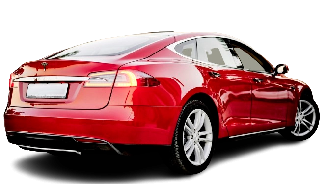 Tesla S taxi Briançon